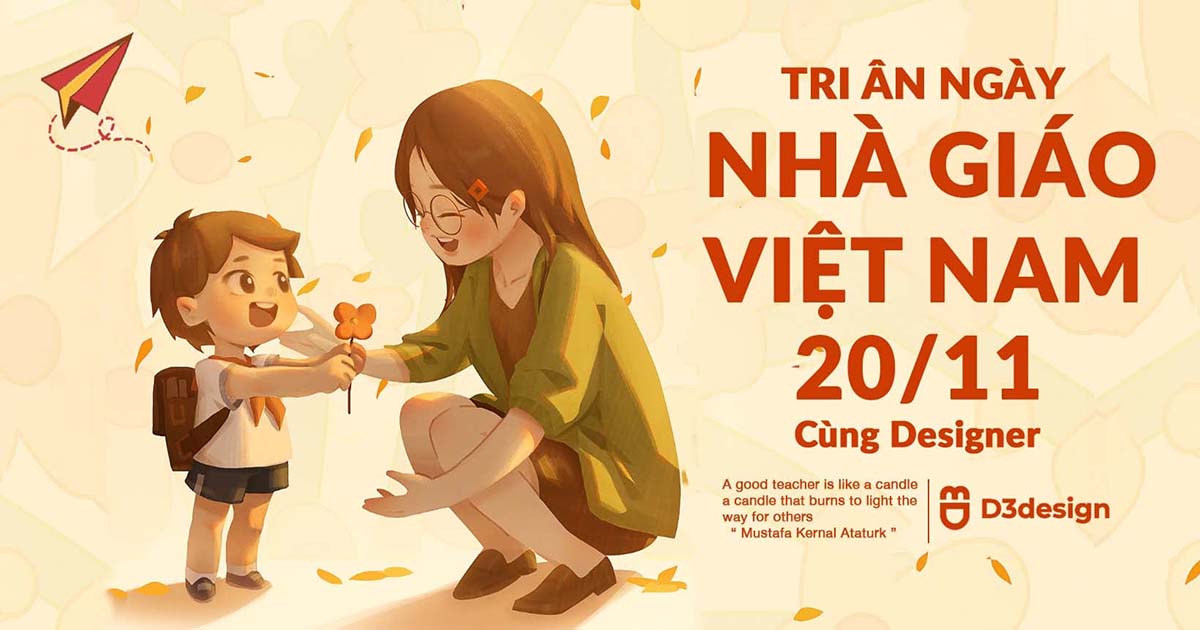 Tải File Top 10 Bài Cuộc Thi Banner Ngày Nhà Giáo VIệt Nam 2021